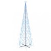 Brad de Craciun conic, 3000 LED-uri, albastru, 230x800 cm