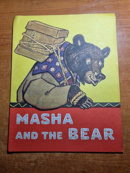 carte pentru copii - masha si ursul - in limba engleza - din anii &#039;70-&#039;80