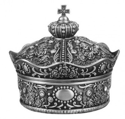 Caseta bijuterii Mare metalica - King&amp;#039;s Crown - WZ4206 foto