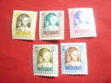Serie Ajutor pt. copii 1930 Luxemburg 5 valori sarniera