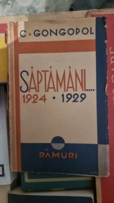 SAPTAMINI...-1924-1929-C. GONGOPOL foto