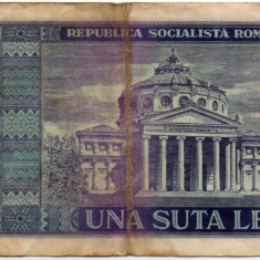 Bancnote 100 lei - Republica Socialistă România, 1966