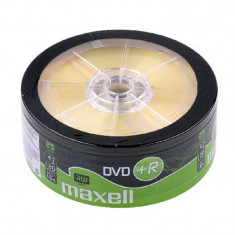 Pachet DVD+R Maxell, capacitate 4.7 GB, viteza scriere 16X, 25 bucati foto