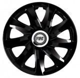 Set 4 Capace Roti pentru Fiat, model Drift Black, R14, FIAT