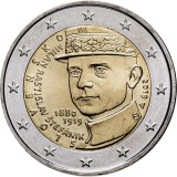 Slovacia moneda comemorativa 2 euro 2019 - Generalul Stefanik - UNC, Europa