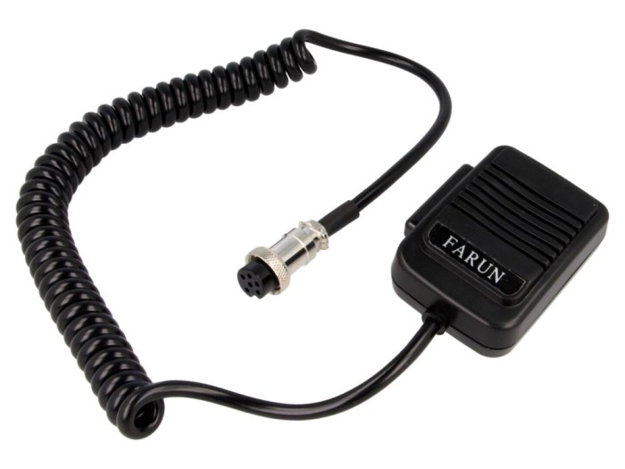 Microfon CB electret 6 pini XLR