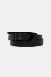 Diesel curea de piele D LOGO B-DLOGO II belt barbati, culoarea negru, X09916.PR227