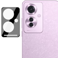 Folie protectie camera pentru oppo reno11 f - 9h sticla securizata, anti explozie, negru foto