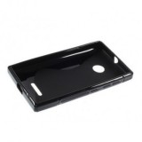 Husa Silicon S-Line Neagra Microsoft Lumia 532 Protectie Premium