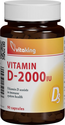 Vitamina D3 2000UI Vitaking 90cps foto