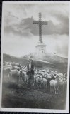 Carte postala, Crucea Eroilor de pe Muntele Caraiman, 1936