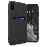 Husa pentru iPhone XR, Silicon, Negru, 55116.01, Carcasa, Kwmobile