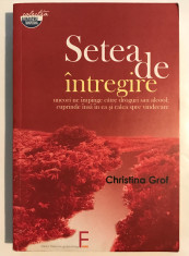 Setea de intregire, Christina Grof, 2007. format mare. foto