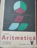 ARITMETICA MANUAL PENTRU CLASA A V-A I. Gh. Borca