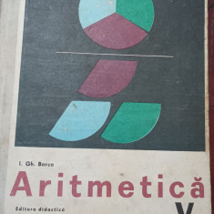 ARITMETICA MANUAL PENTRU CLASA A V-A I. Gh. Borca