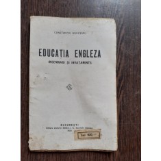 EDUCATIA ENGLEZA, INSEMNARI SI INVATAMINTE - CONSTANTIN MURESANU