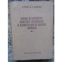 CELAN- IGIENA SI EXPERTIZA SANITARA VETERINARA A ALIMENTELOR DE ORIGINE ANIMALA