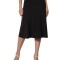 Fusta midi eleganta pentru femei CrisKat, negru, S - OUTLET
