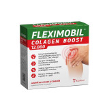 Fleximobil Colagen Boost 12000, lychee si zmeura, 10 plicuri, Fiterman