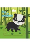 Pui de animale. Carte puzzle