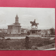 Iasi Jassy Biserica Sfantul Nicolai si Statuia Stefan cel Mare Monument