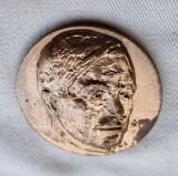 LIVIU REBREANU prozator și dramaturg rom&acirc;n (1885-1985) - medalie comemorativa