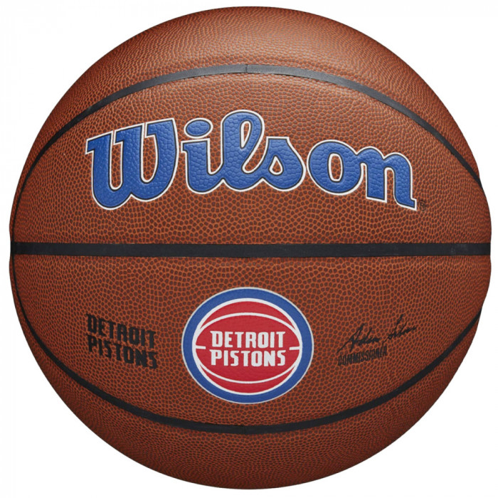 Mingi de baschet Wilson Team Alliance Detroit Pistons Ball WTB3100XBDET maro