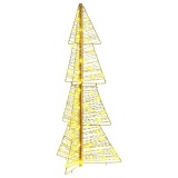 VidaXL Brad de Crăciun cu 100 LED Alb cald 120 cm PET 42019217