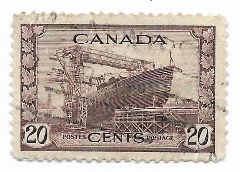 Canada - Regele George VI, 1942-1943 - valoare obliterata