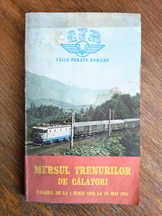Mersul Trenurilor 1980 - 1981, CFR / R1F