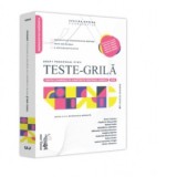 Teste-grila pentru examenele de admitere in profesiile juridice. Drept procesual civil. 2022. Editia a II-a, revazuta si adaugita - Evelina Oprina