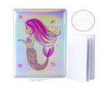 Caiet A5 cu model holografic sirena, 80 pagini, Lean 21665