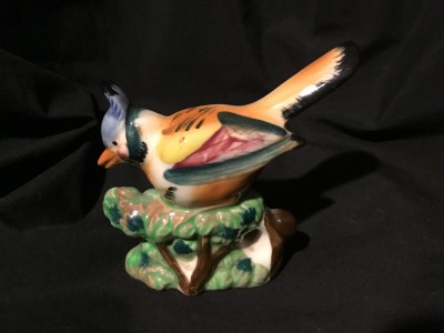 Decor / Vintage / Colectie - Bibelou din portelan pasare model deosebit ! foto