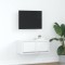 Gossi comoda tv, alb, 60x31x25,5 cm, lemn prelucrat