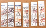 TIMBRE ROMANIA MNH LP1254/1991 -GIMNASTICA -Serie &icirc;n pereche