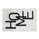 Covor bucatarie Byd MTF1106, home, 60 x 90 cm, poliester, gri + negru, dreptunghiular