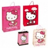 Punga hartie Hello Kitty 33X24,5X13 cm (diverse modele)