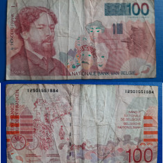 bancnotă _ Belgia _ 100 franci ( francs ) _ ND ( 1995 - 2001 )