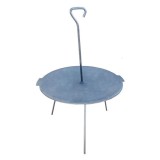 Disc pentru gratar,&nbsp;fonta, cu picioare si agatator, 52 cm, Premium GartenVIP DiyLine, Artool