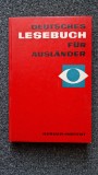 DEUTSCHES LESEBUCH FUR AUSLANDER