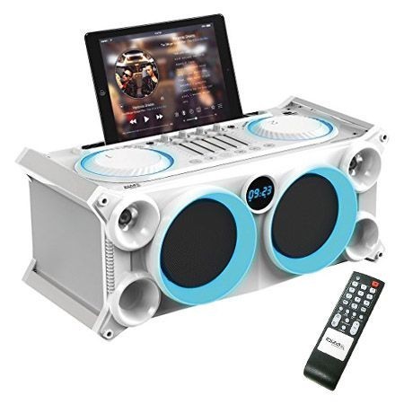 Boxa portabila 120w cu suport tableta bt/fm/usb/sd Boxa portabila 120w cu suport tableta bt/fm/usb/sd