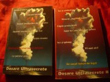 Miruna Munteanu si V.Alexe - Dosare Ultrasecrete -vol.1 si 2 Ed.2000 Ed. Omega 288+256 pag