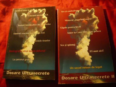 Miruna Munteanu si V.Alexe - Dosare Ultrasecrete -vol.1 si 2 Ed.2000 Ed. Omega foto