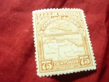 Timbru Venezuela 1937 Aviatie , val. 75c sarniera, Nestampilat