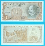 Chile (p#143) 10 Escudos 1973 UNC &#039;Maipu&#039; serie: A19 1989368
