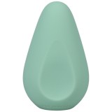 Stimulator clitoris DOC JOHNSON Ritual Chi, din silicon moale, 10 funcții de vibrație, rezistent la apă, verde turcoaz