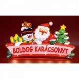 Cumpara ieftin Decor pentru fereastra, text Boldog karacsonyt , 230V, Somogyi