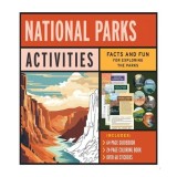Kit Activitati Parcurile Nationale - Ghid 64 pagini, Carte Colorat 24 pagini, Peste 60 Stickere