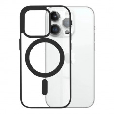 Husa Antisoc iPhone 14 Pro Max MagSafe Pro Incarcare Wireless Negru