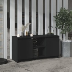 vidaXL Comodă TV, negru, 102x37,5x52,5 cm, PAL